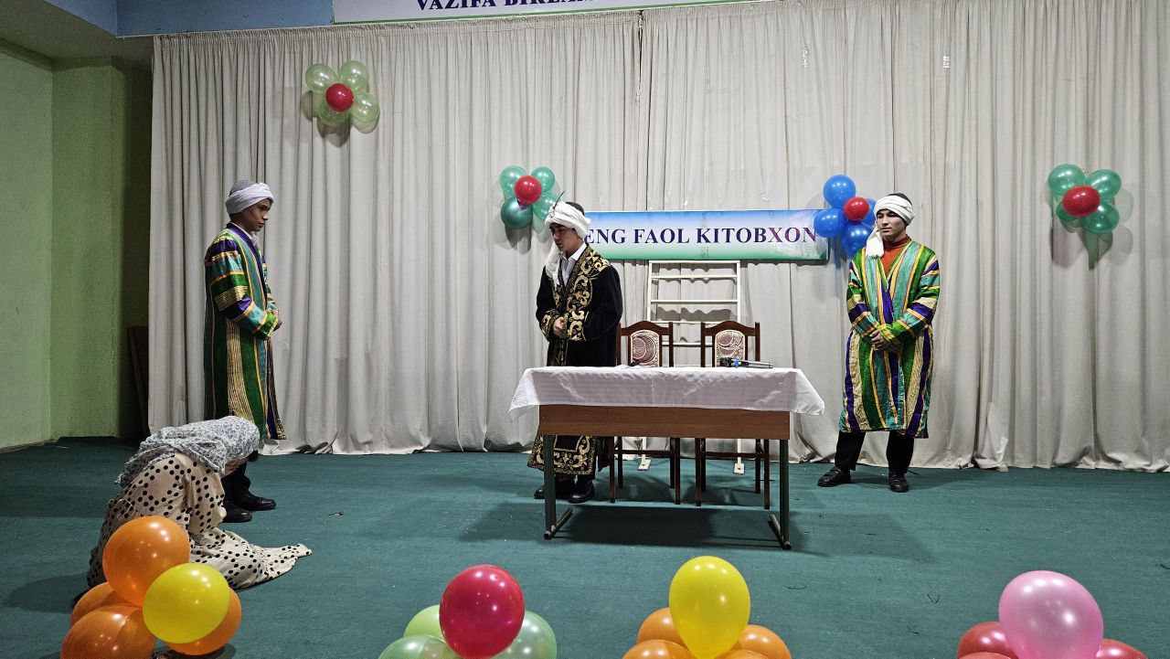 “Eng faol kitobxon” tanlovi yuqori saviyada tashkil etildi.