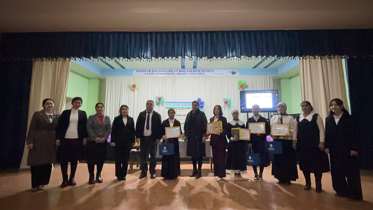 “Eng faol kitobxon” tanlovi yuqori saviyada tashkil etildi.