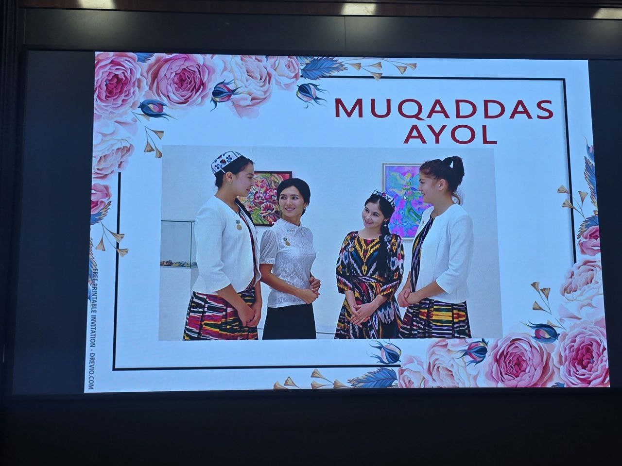 “MUQADDAS AYOL” nomli ma’naviy-ma’rifiy tadbir yuqori saviyada tashkil etildi.