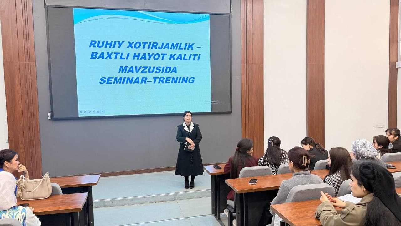 “Ruhiy xotirjamlik – baxtli hayot asosi” mavzusida ma’naviy-ma’rifiy tadbir tashkil etildi.