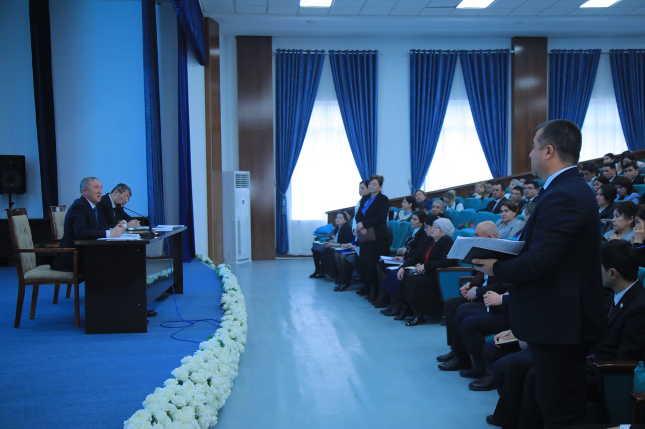Namangan davlat pedagogika institutida navbatdagi Kengash yig‘ilishi bo‘lib o‘tdi