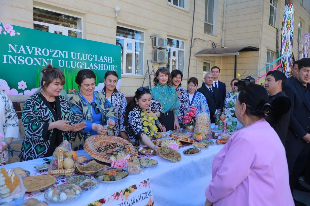 Namangan davlat pedagogika institutida "Navroʻzni ulugʻlash insonni ulugʻlashdir!" shiori ostida  Navroʻz sayli ko‘tarinki kayfiyatda tashkil etildi