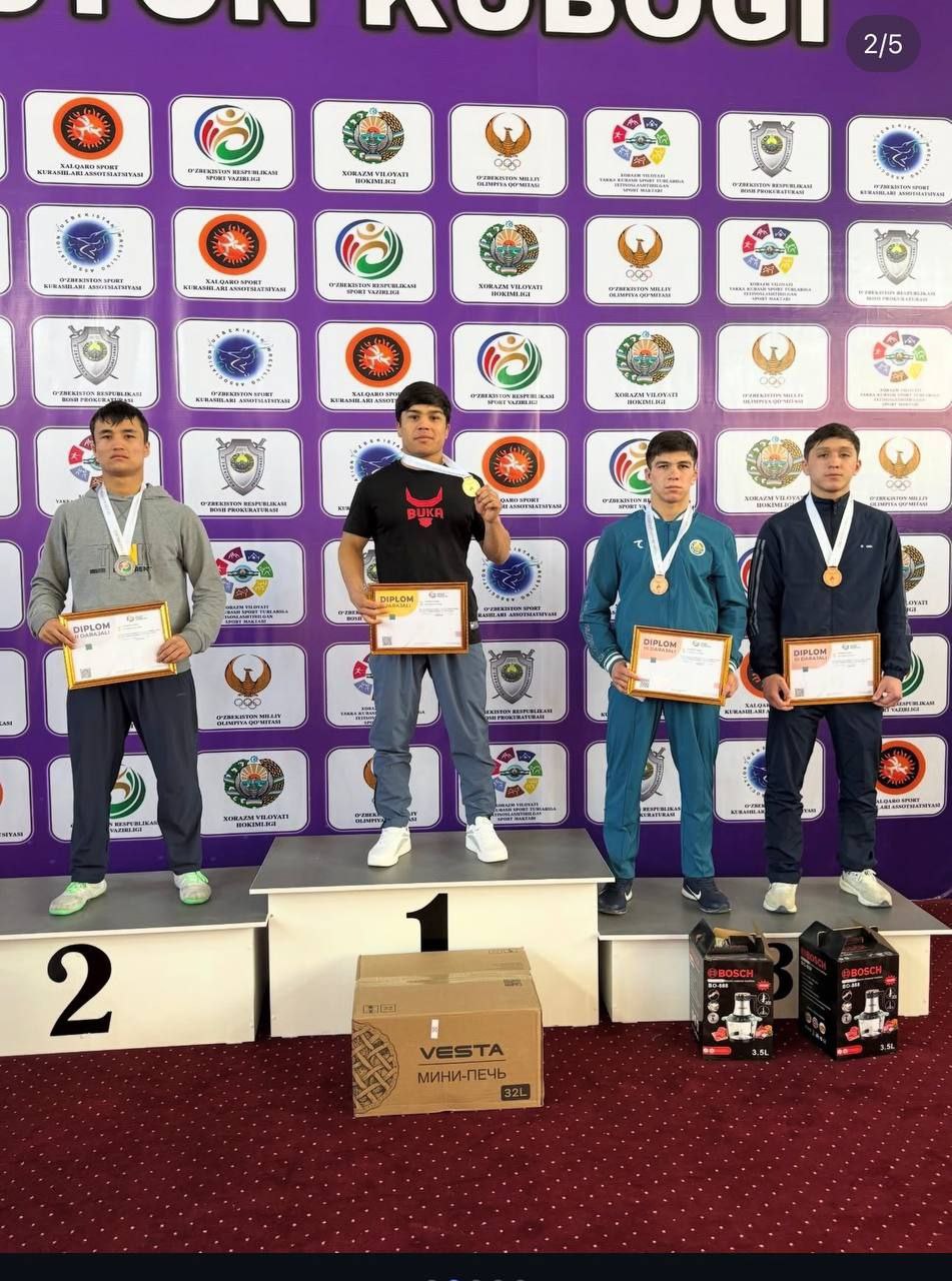 Xorazm viloyati Urganch shahrida o'tkazilgan sportning Yunon-rum kurashi bo'yicha "O'zbekiston kubogi" bellashuvlari boʻlib oʻtdi.