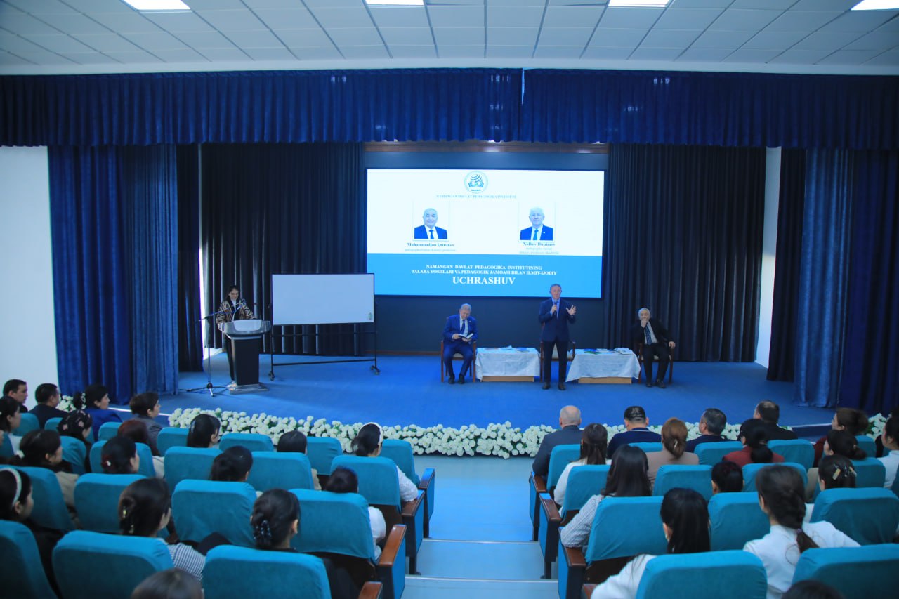 AKADEMIK BILAN ILMIY-IJODIY UCHRASHUV