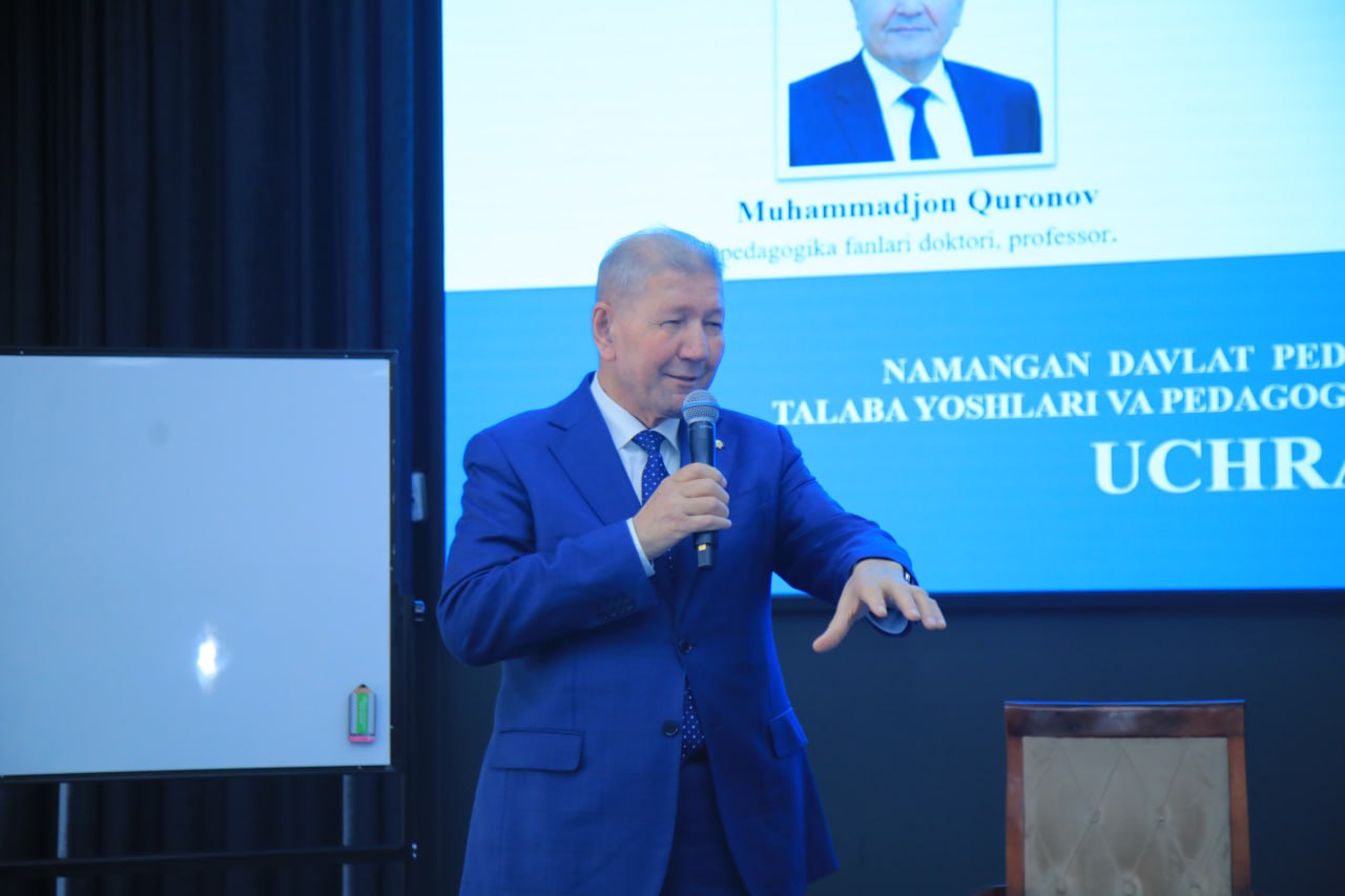 AKADEMIK BILAN ILMIY-IJODIY UCHRASHUV
