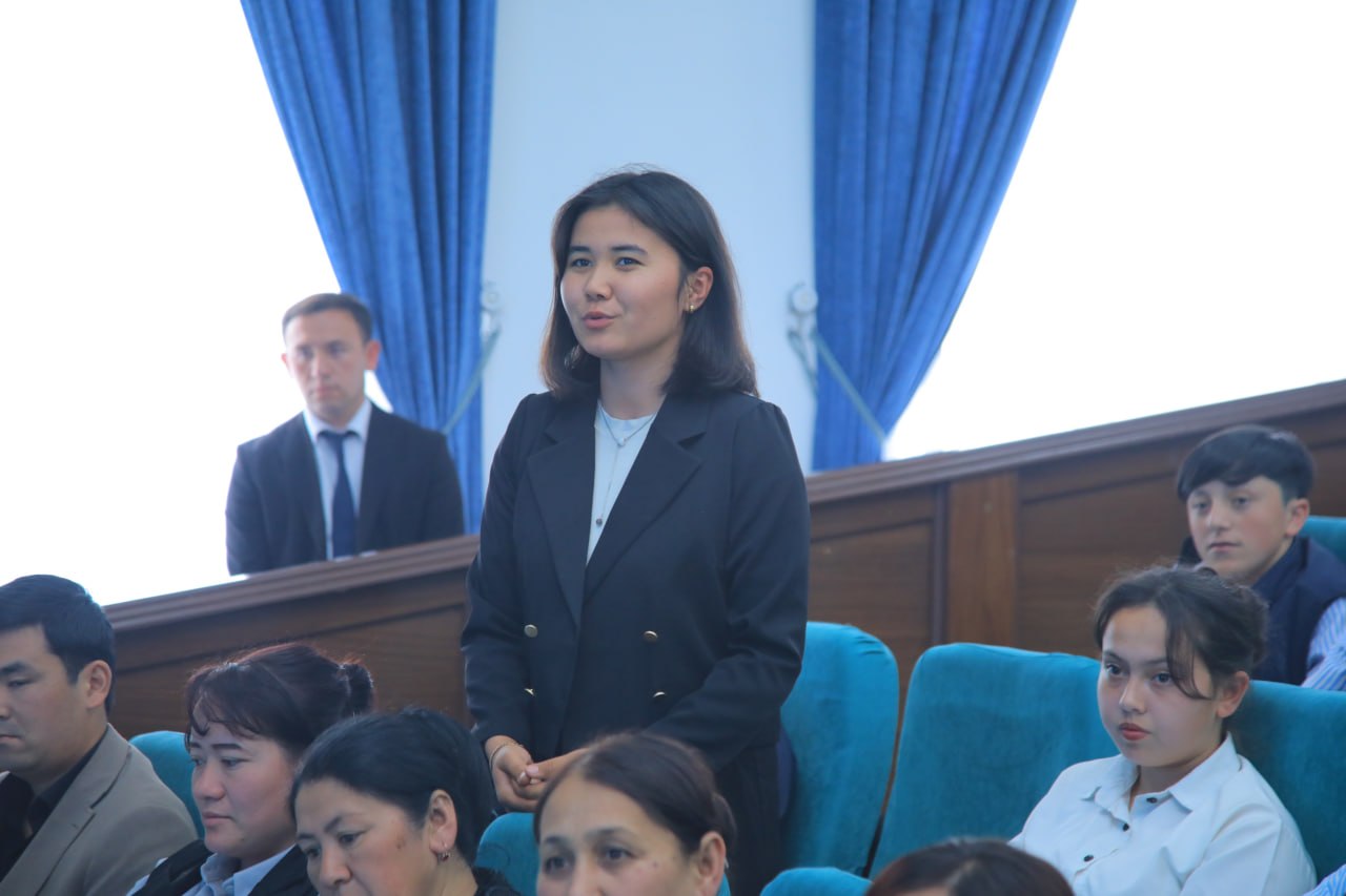 Yoshlar kuni doirasida rektor va yoshlar uchrashuvi bo‘lib o‘tdi