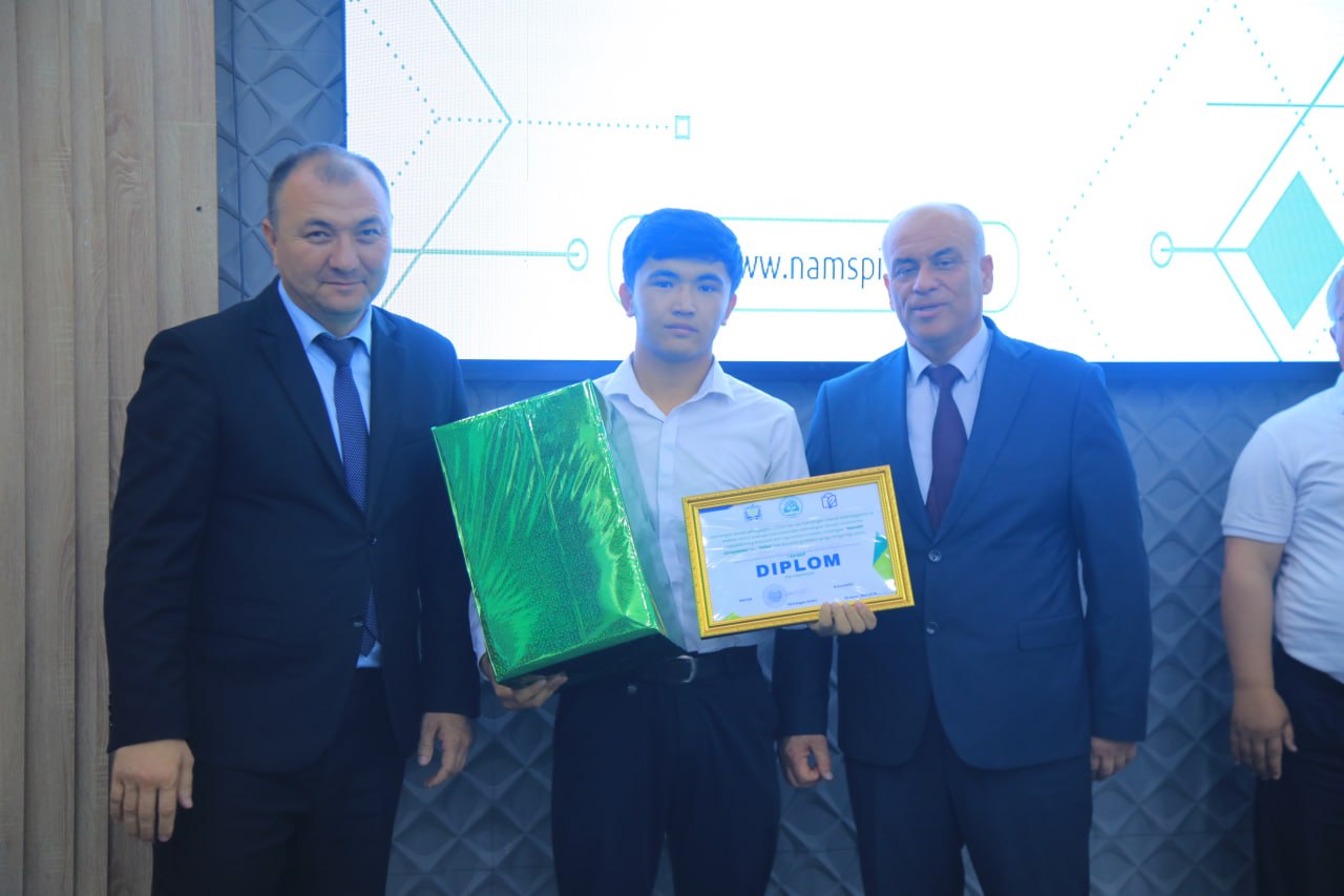 "NamDPI olimpiadasi" g‘oliblari taqdirlandi.