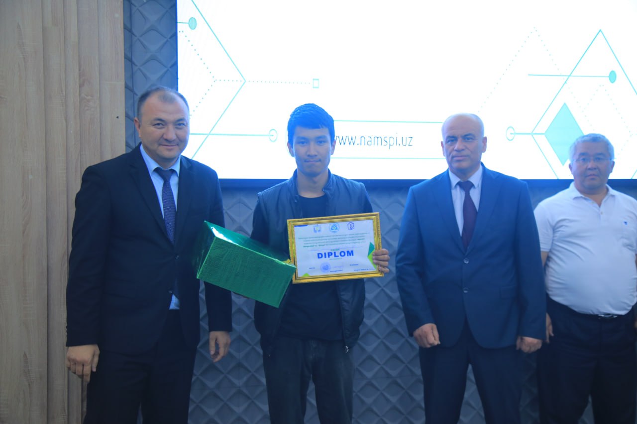"NamDPI olimpiadasi" g‘oliblari taqdirlandi.