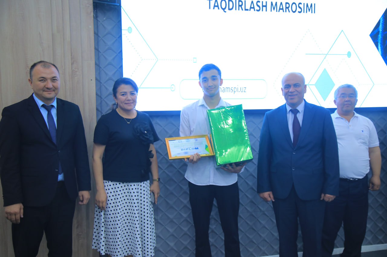 "NamDPI olimpiadasi" g‘oliblari taqdirlandi.