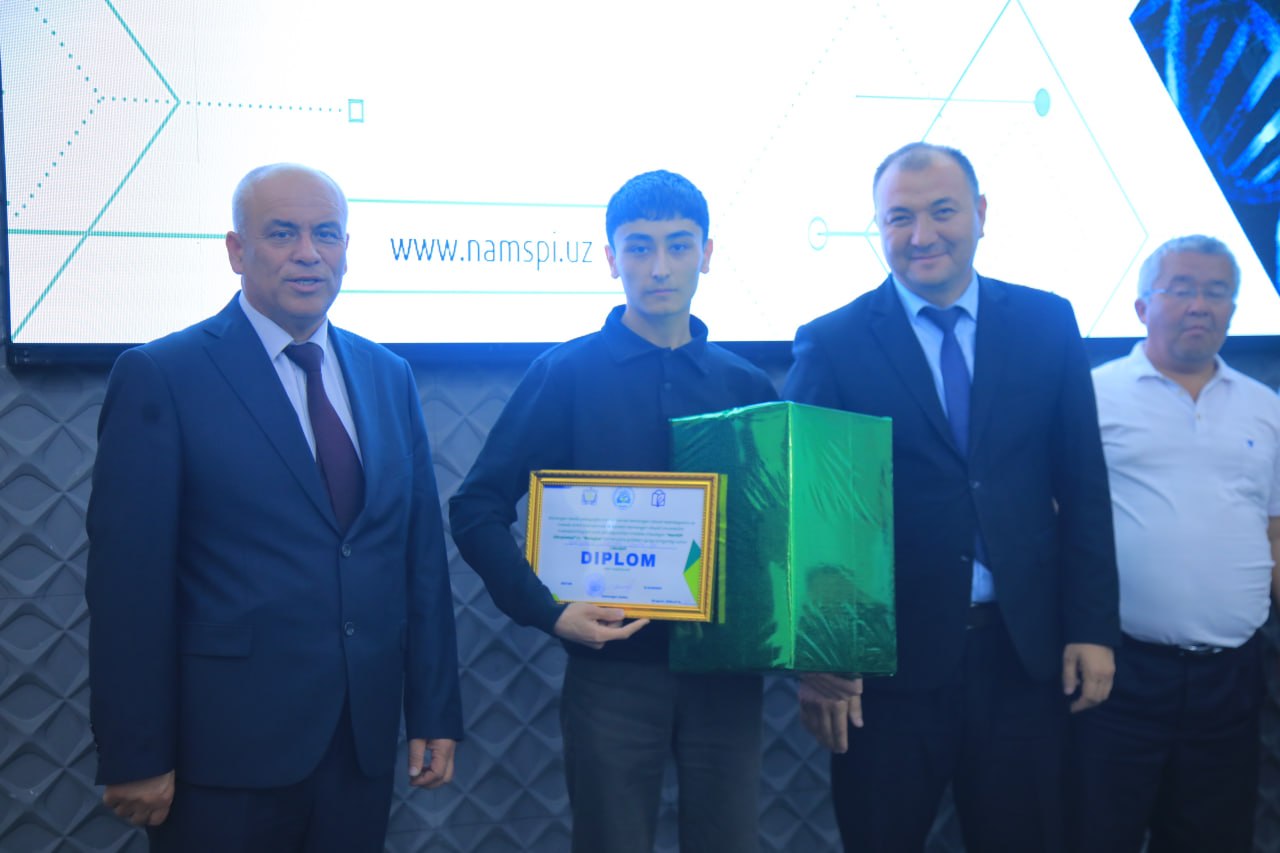 "NamDPI olimpiadasi" g‘oliblari taqdirlandi.
