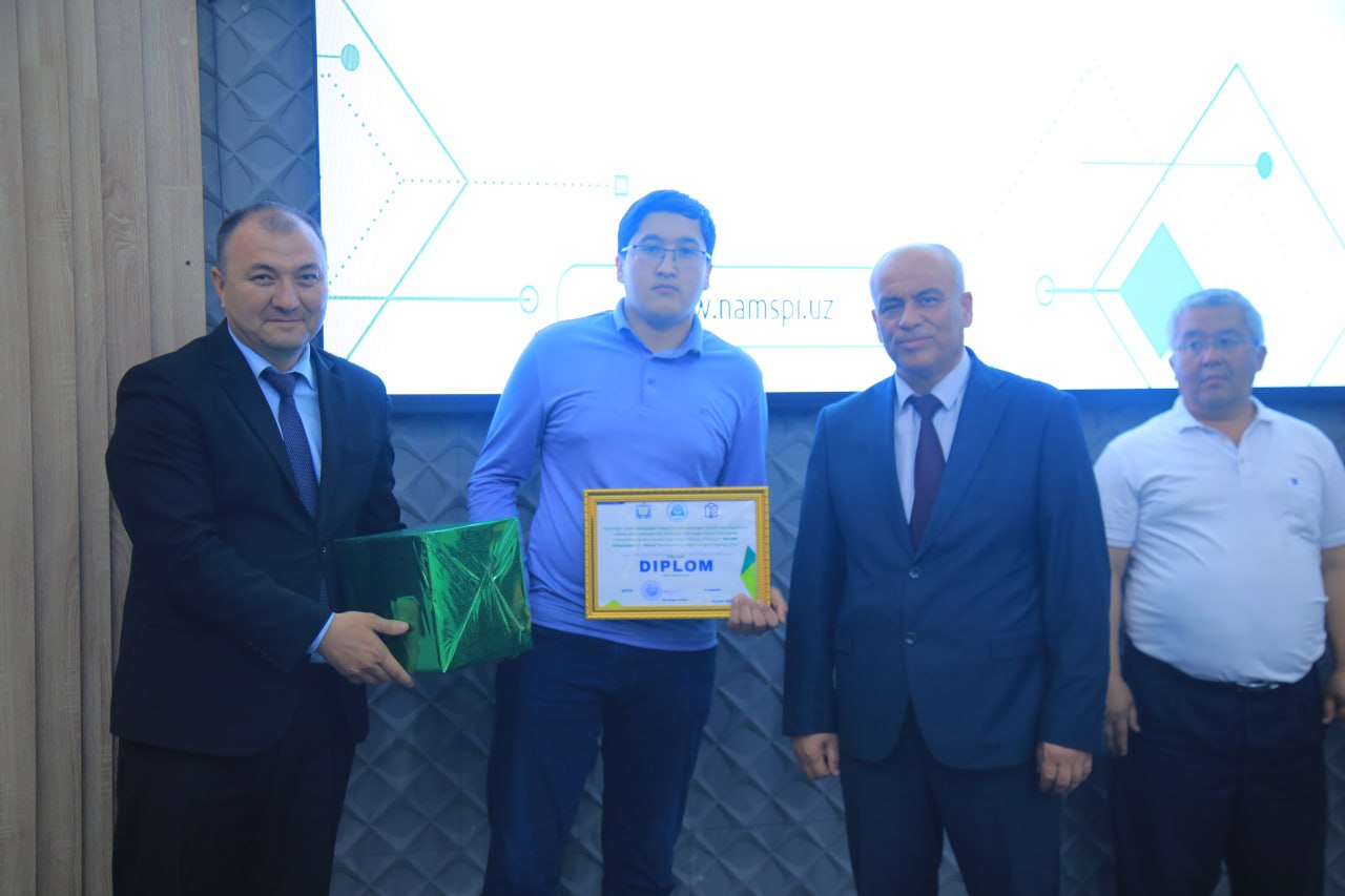 "NamDPI olimpiadasi" g‘oliblari taqdirlandi.