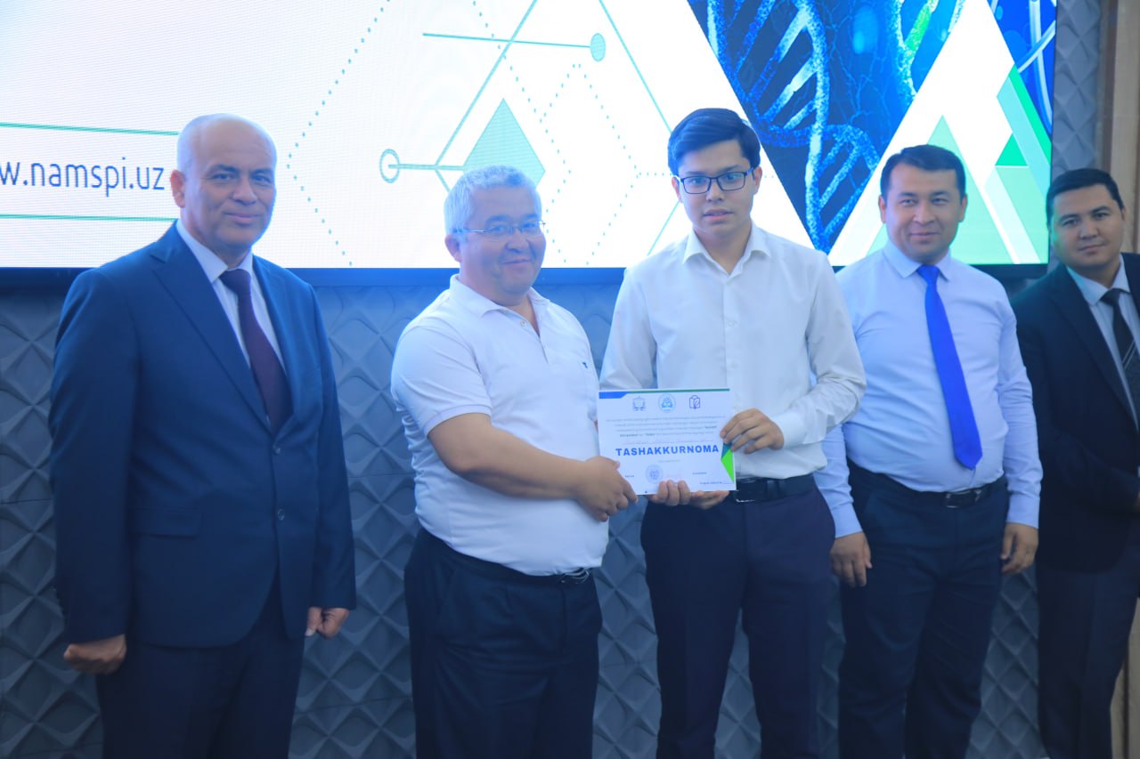 "NamDPI olimpiadasi" g‘oliblari taqdirlandi.