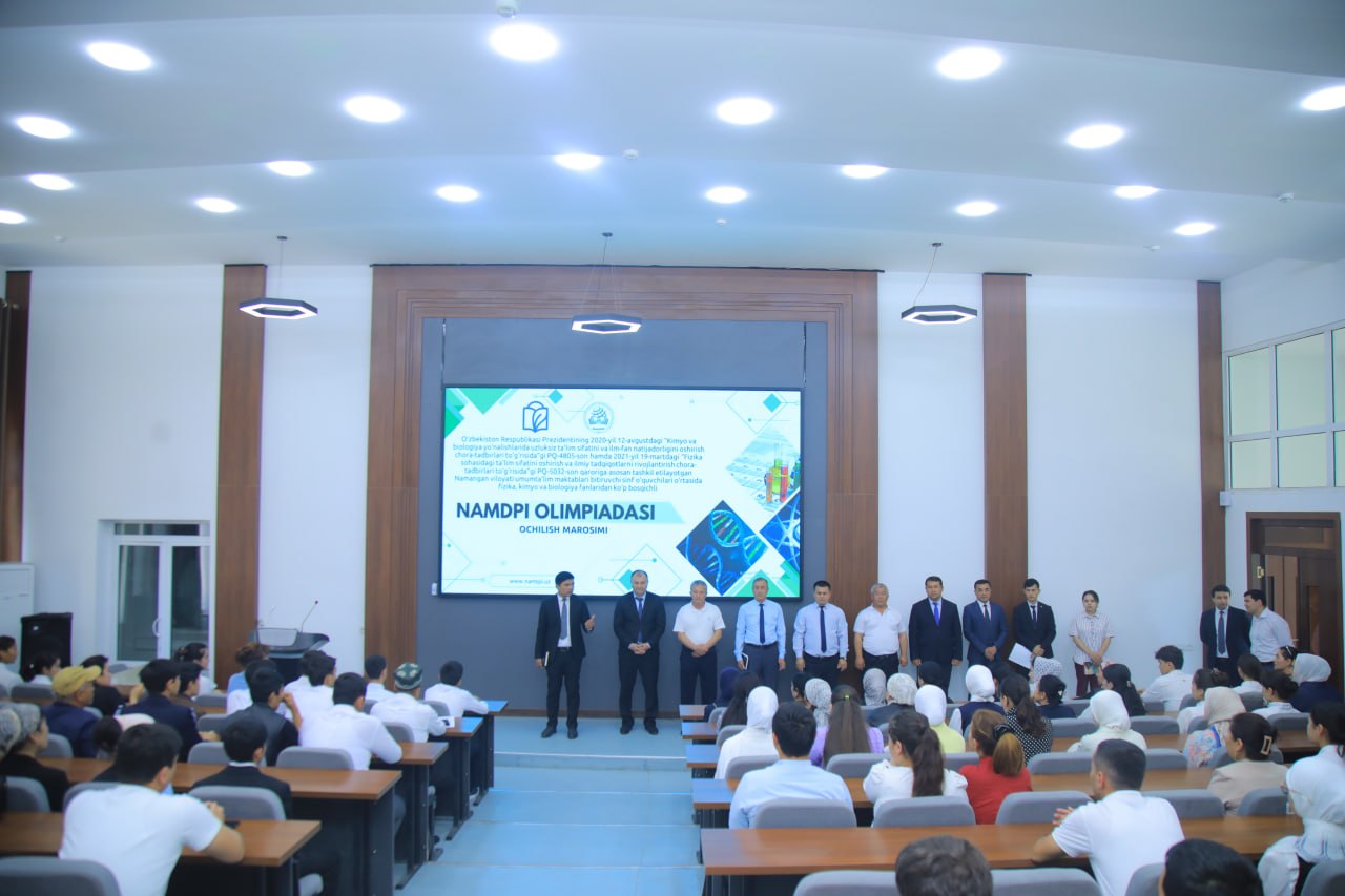Namangan davlat pedagogika institutida "NamDPI olimpiadasi" o'tkazildi.