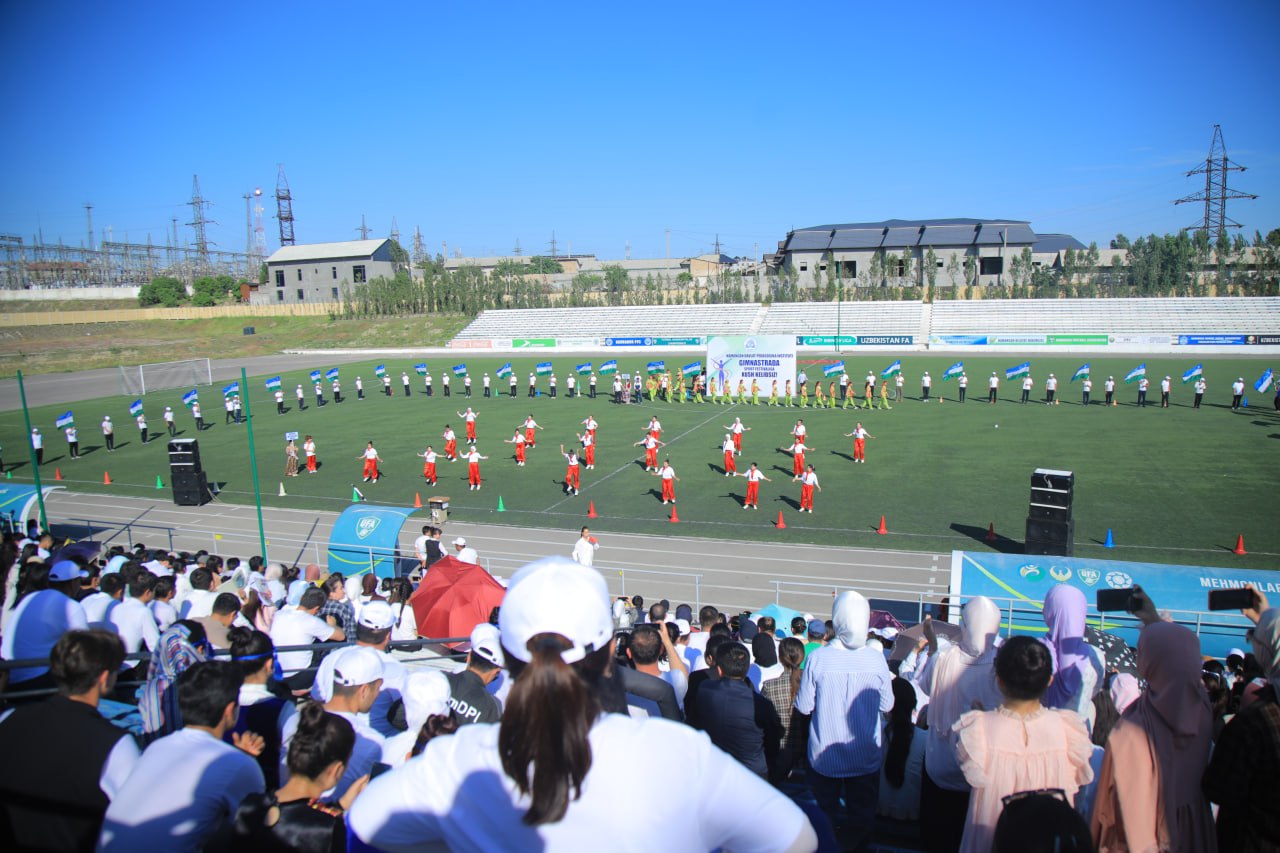 2 mingdan ziyod yoshlarni bir maydonga jamlagan “Gimnastrada” sport festivali yuqori saviyada o‘tkazildi
