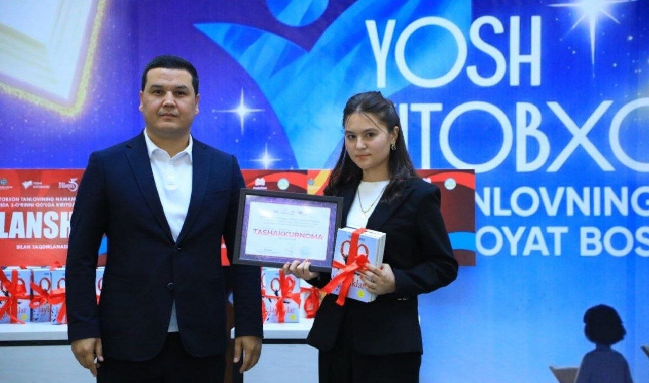 NamDPI talabasi “Yosh kitobxon” tanlovining viloyat bosqichida faxrli 3-o‘rinni egalladi.