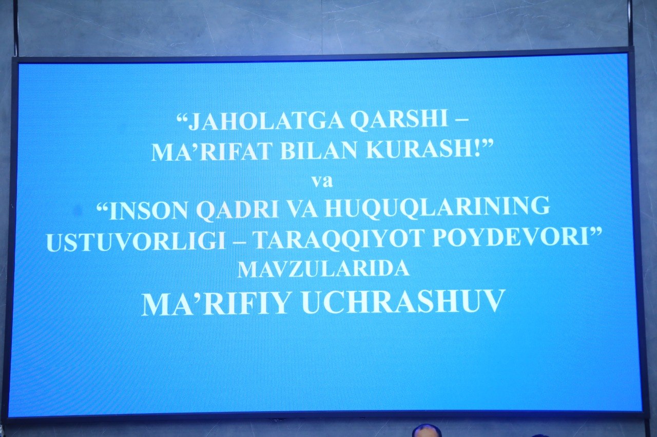 Radikalizmga qarshi ma’rifat: yoshlar ongini himoya qilish — ustuvor vazifa