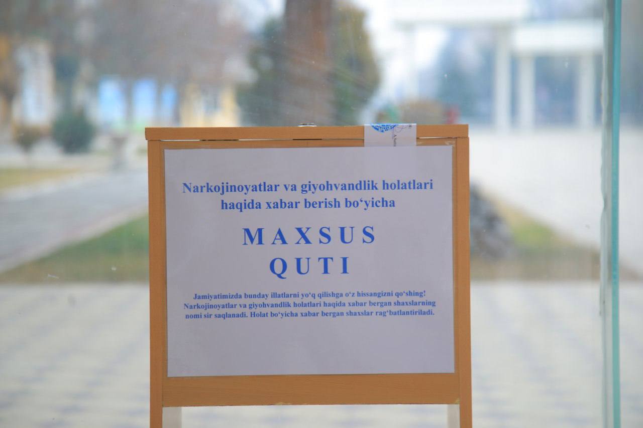 Sog‘lom jamiyat sari muhim qadam