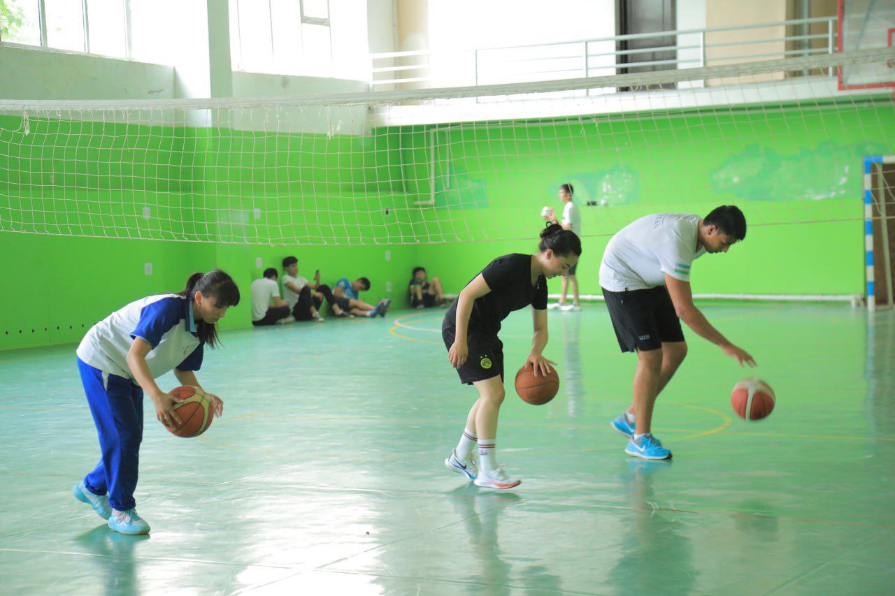 "Dolzarb 90 kun” loyihasi doirasida basketbol hamda stritbol toʻgaragi tashkil etildi