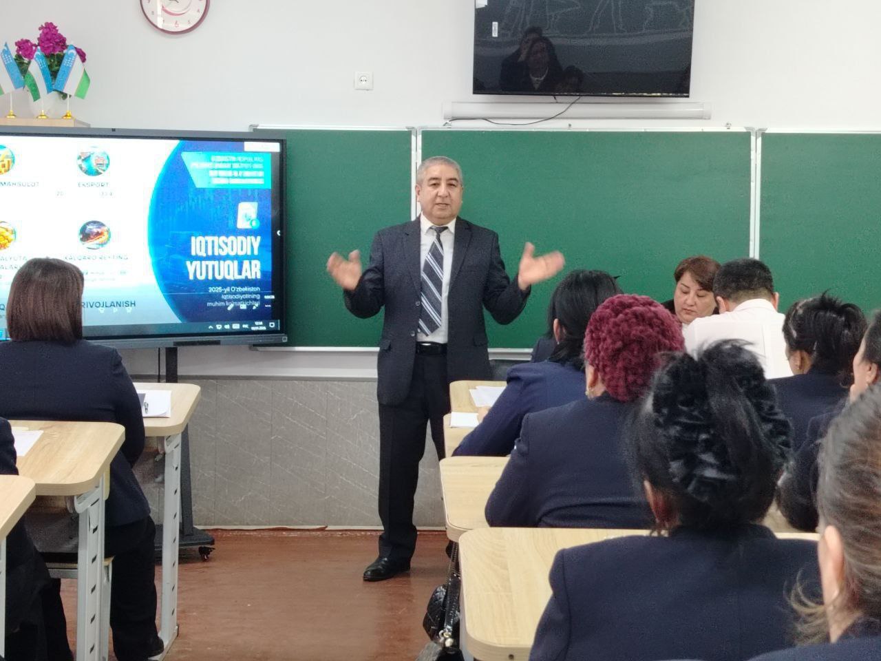 O‘zbekiston Respublikasi Prezidenti Shavkat Mirziyoevning Oliy Majlis va O‘zbekiston xalqiga Murojaatnomasi mazmun-mohiyatini targ‘ib qilish yuzasidan seminar-trening mashg'uloti o'tkazildi.