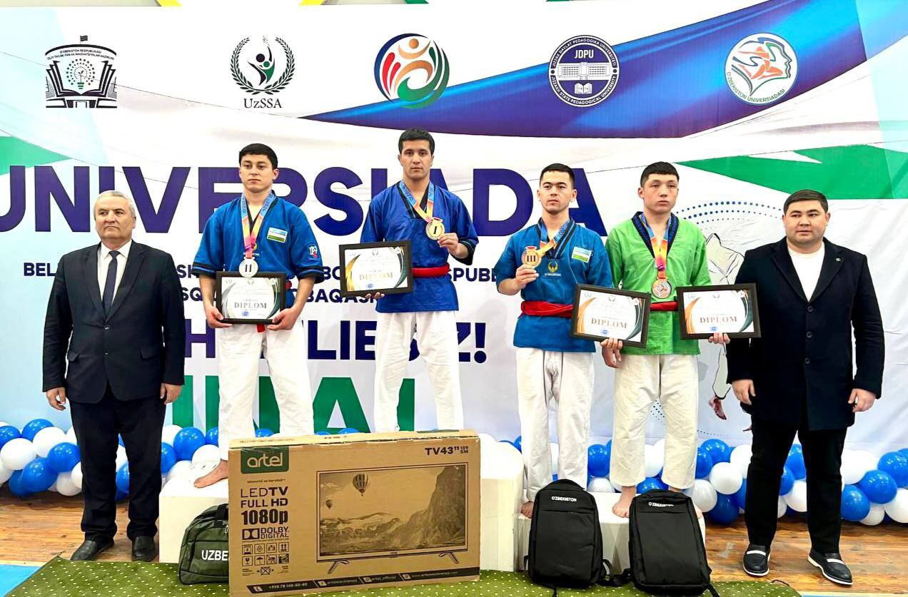 "Universiada" sport musobaqasining belbogʼli kurash turi boʼyicha final bosqichi yakunlandi