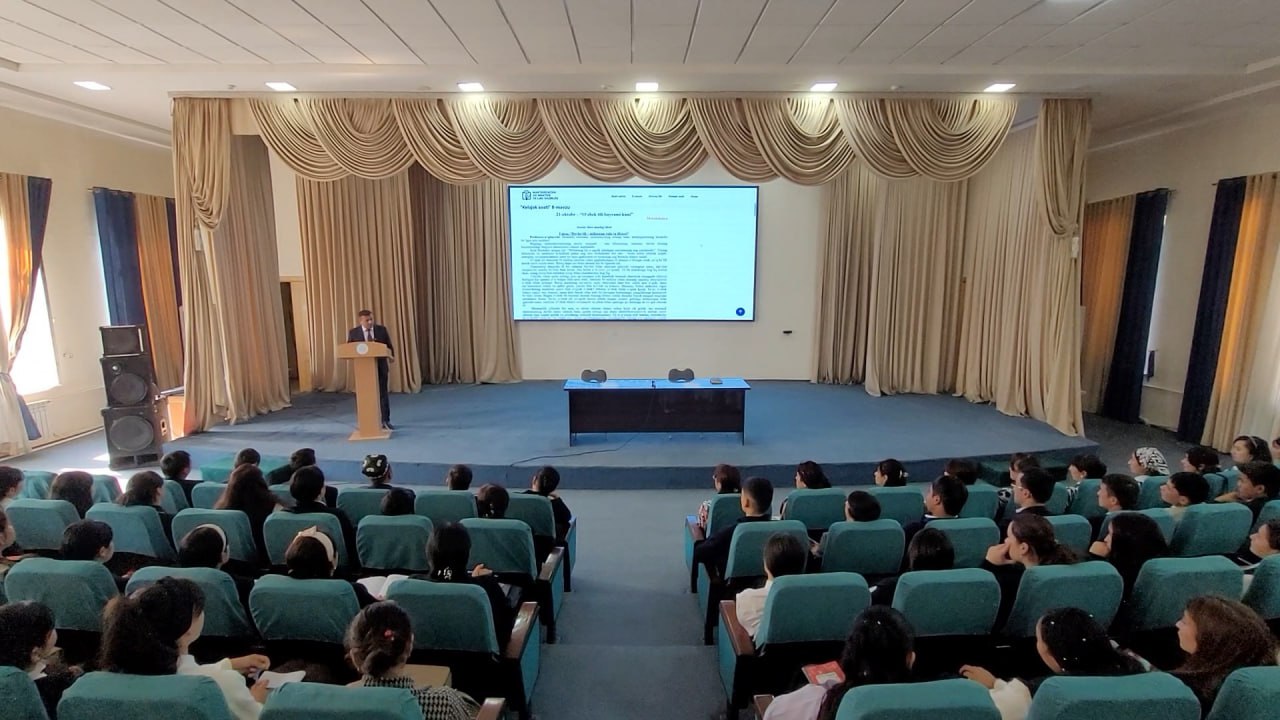 “Ma’rifat darslari” – Ona tilimizga ehtirom ruhi bilan