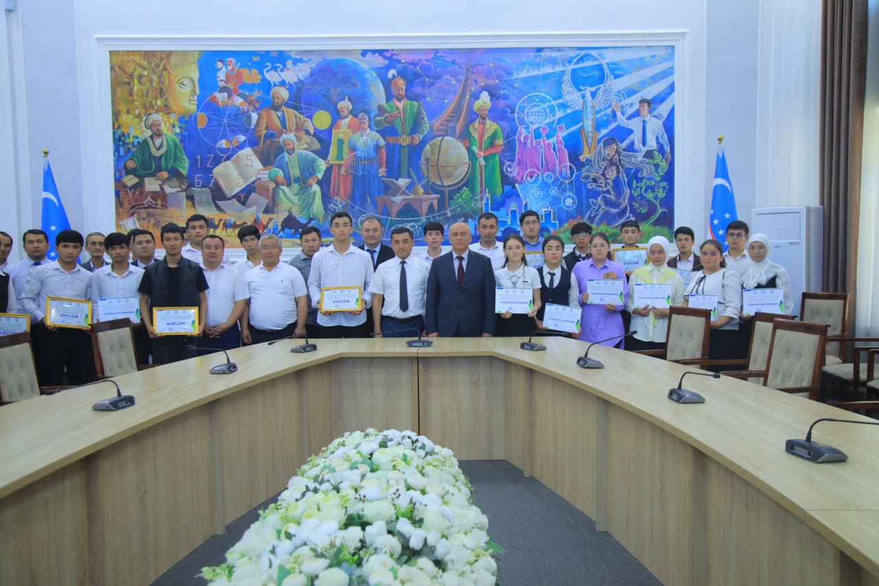 "NamDPI olimpiadasi" g‘oliblari taqdirlandi.