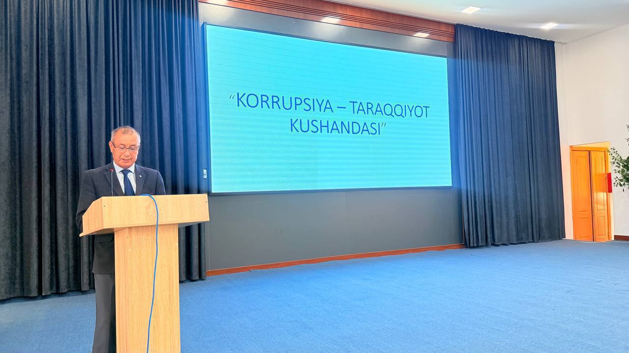 Korrupsiyaga qarshi kurashish masalalariga bag‘ishlangan ochiq muloqot o‘tkazildi