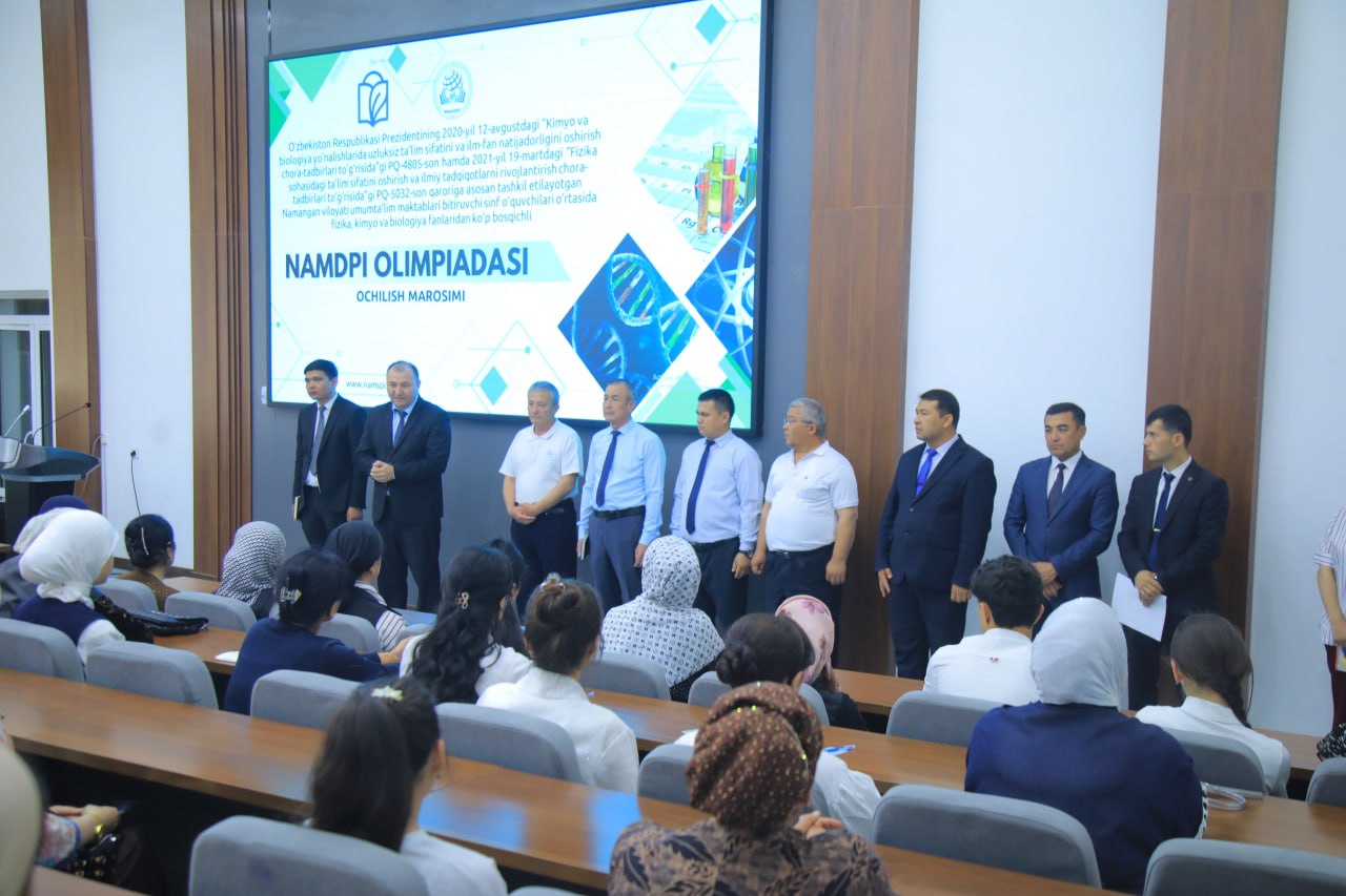 Namangan davlat pedagogika institutida "NamDPI olimpiadasi" o'tkazildi.