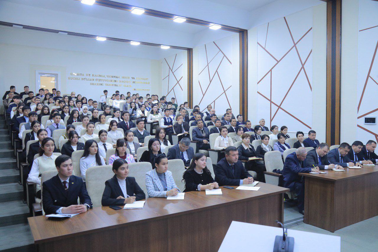 O'zbekiston respublikasi Prezidentining yoshlar bilan o‘tkazgan uchrashuvi yuzasidan seminar tashkil etildi