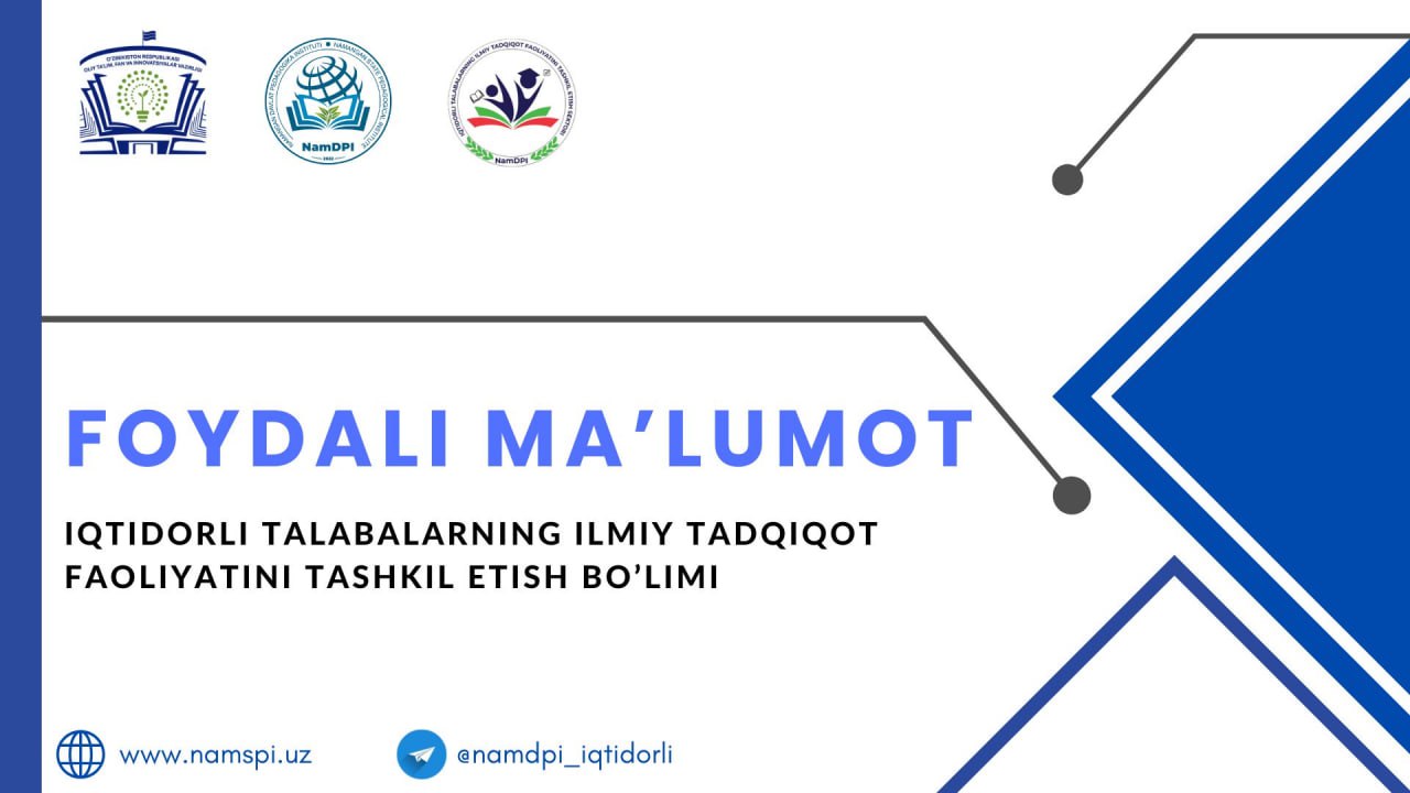 O'zbekiston Respublikasi Prezidenti (magistr) davlat stipendiyalariga hujjat topshirish jarayonlari qay tartibda o'tkaziladi?