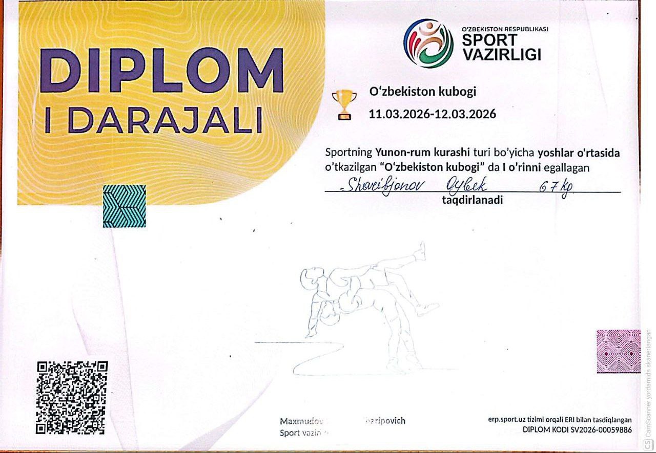 Xorazm viloyati Urganch shahrida o'tkazilgan sportning Yunon-rum kurashi bo'yicha "O'zbekiston kubogi" bellashuvlari boʻlib oʻtdi.