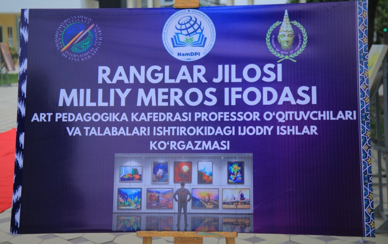 Ijodiy ishlar koʻrgazmasi tashkil etildi